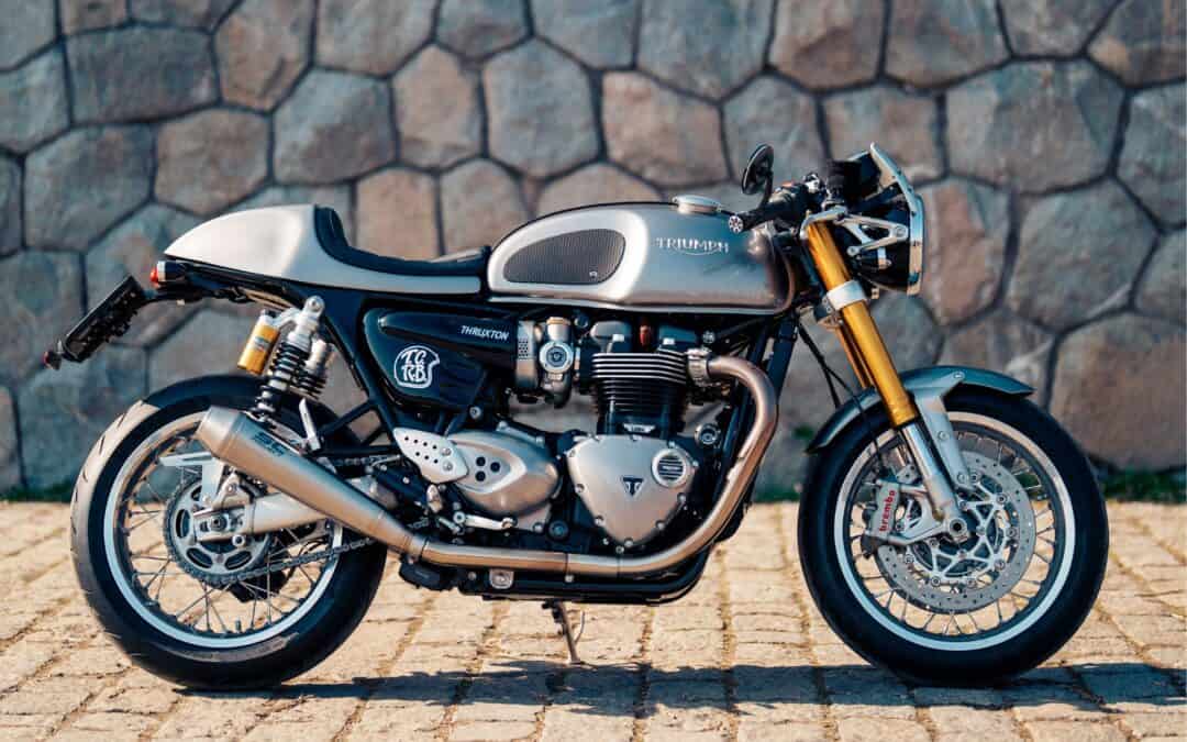 Triumph Thruxton 1200 R Silver Ice 2016