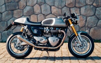 Triumph Thruxton 1200 R Silver Ice 2016